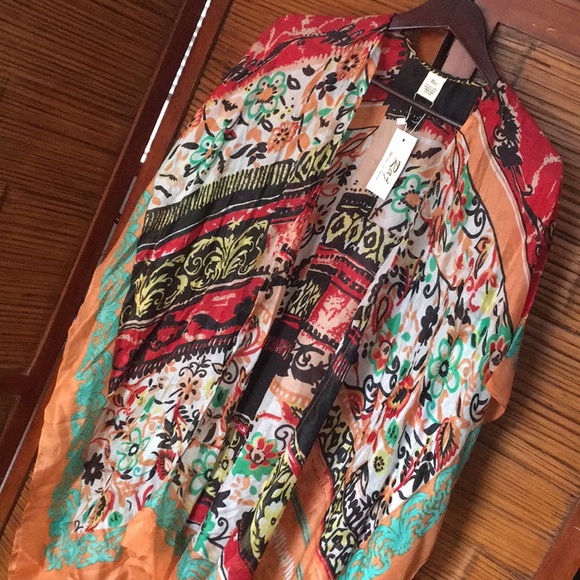 Colorful Boho Kimono by Raj/Forever 21 OSFA - Picture 2 of 3